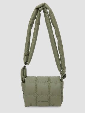 NEW VEE COLLECTIVE PORTER MESSENGER MINI CROSSBODY MOSS GREEN